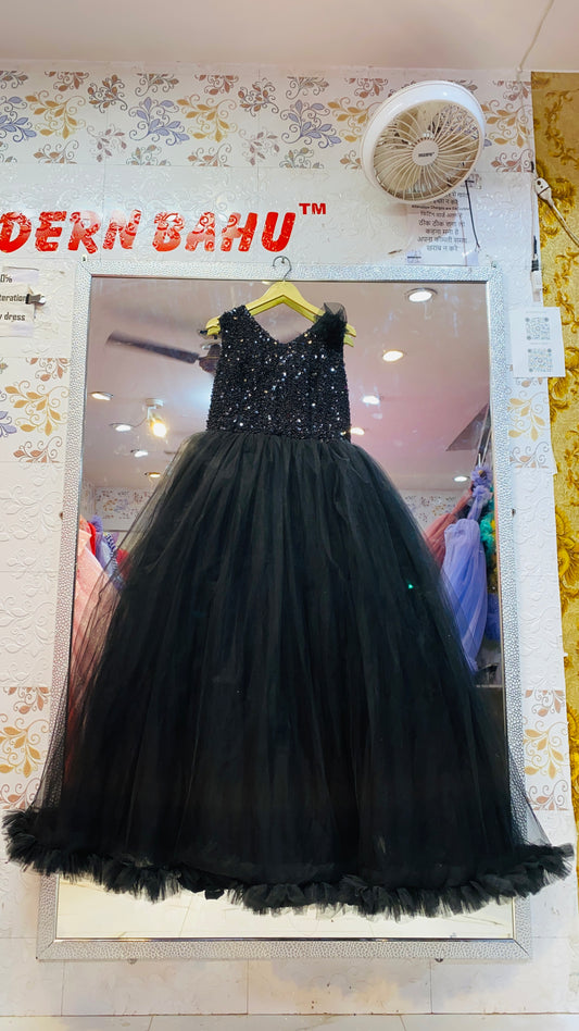 Black Beautifull Pre-Wedding Gown