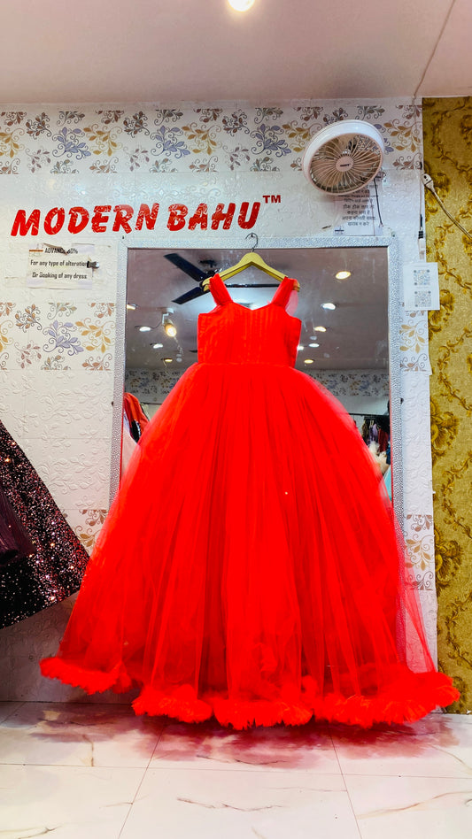 Red Barbie Pre-Wedding Gown