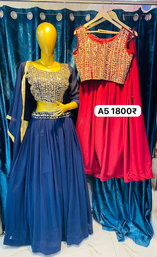 Designer Crop Top Lehenga